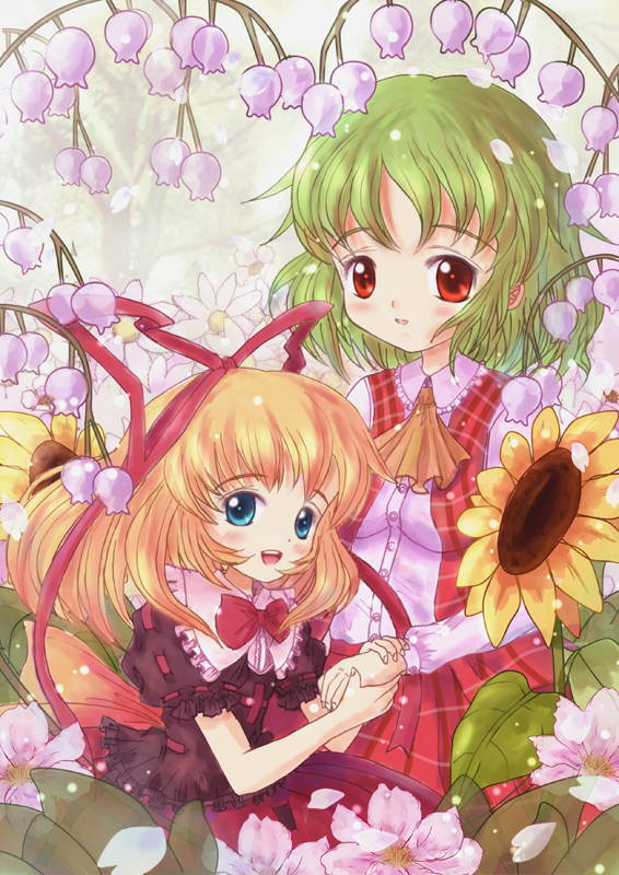 kazami yuuka and medicine melancholy (touhou) drawn by daiso