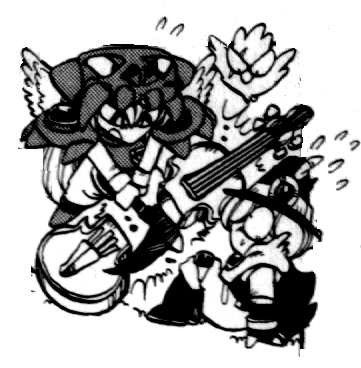 hamel, sizer, and ocarina (violinist of hameln) drawn by watanabe_michiaki