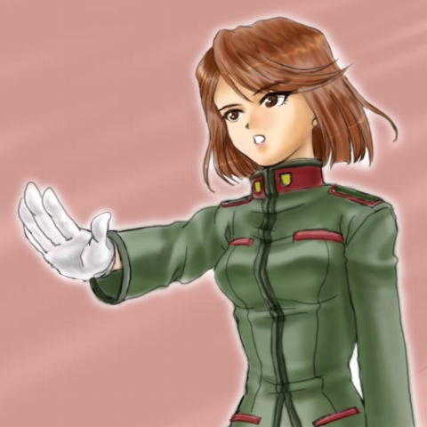 fujieda kaede (sakura taisen and 1 more) drawn by hutoshi_akira