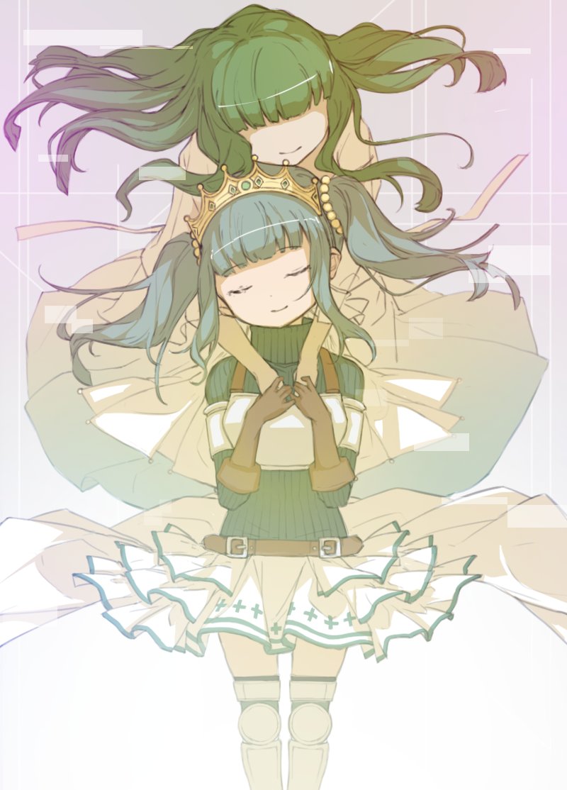 futaba sana and ai-chan (mahou shoujo madoka magica and 1 more) drawn by unko_tomaranai