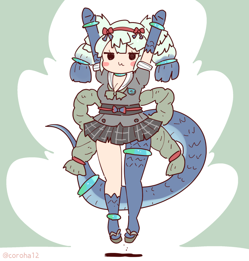 yamata no orochi (kemono friends) drawn by coroha