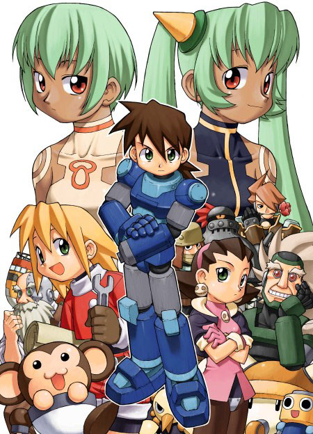 tron bonne, roll caskett, servbot, mega man volnutt, data, and 9 more (mega man and 2 more)