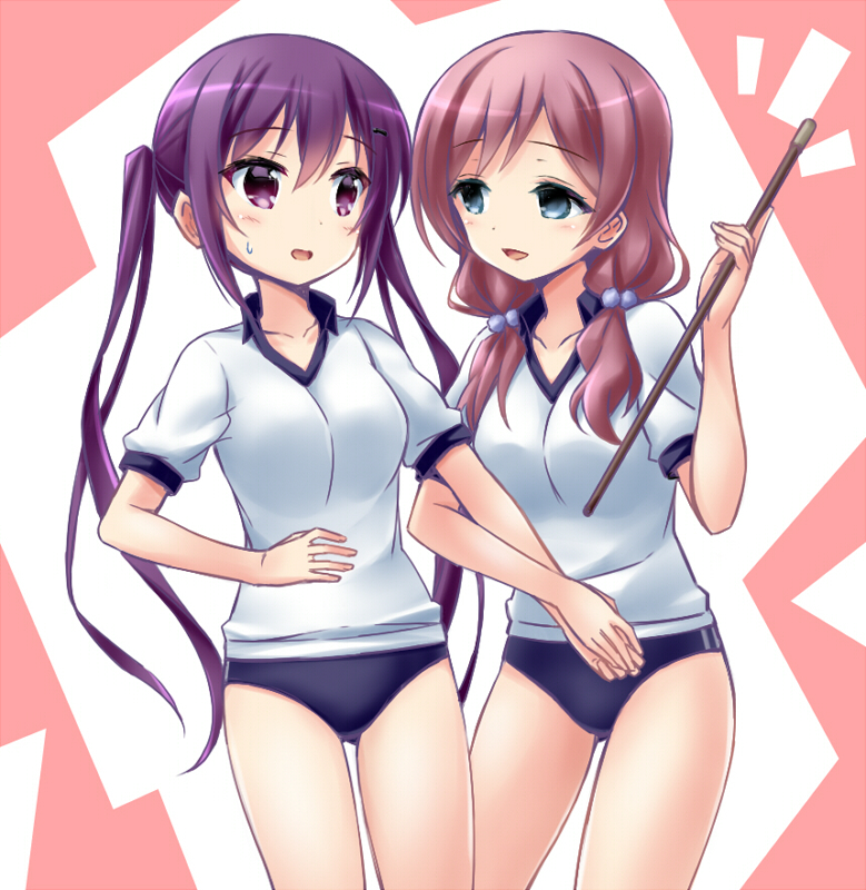 tedeza rize and karede yura (gochuumon wa usagi desu ka?) drawn by riki_(archf)