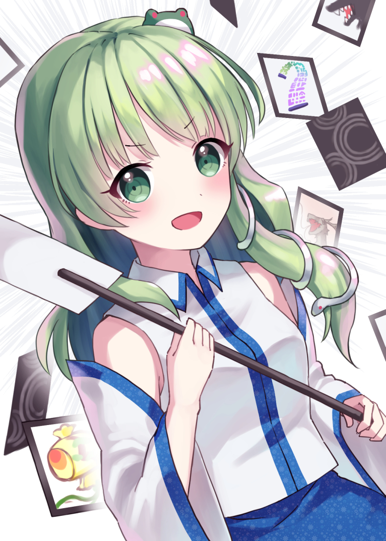 kochiya sanae (touhou and 1 more) drawn by suzuno_naru