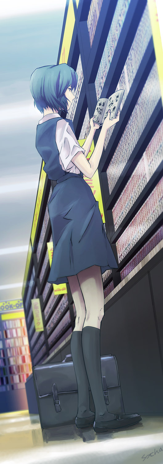 ayanami rei (neon genesis evangelion) drawn by socha_(pixiv99744)
