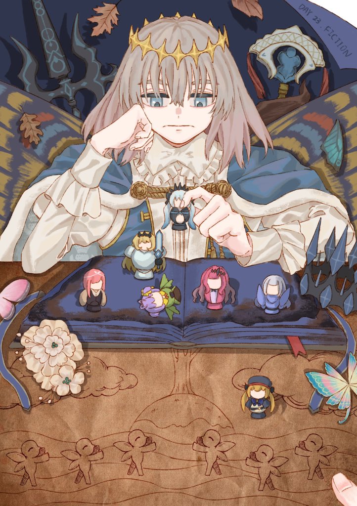 artoria pendragon, baobhan sith, morgan le fay, artoria caster, oberon, and 7 more (fate and 1 more) drawn by mo10206003
