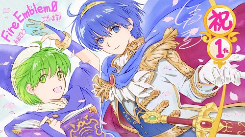 marth and merric (fire emblem and 2 more) drawn by hakoda_maki