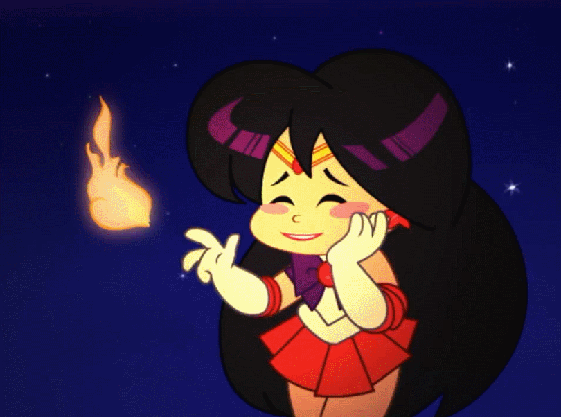 hino rei and sailor mars (bishoujo senshi sailor moon)