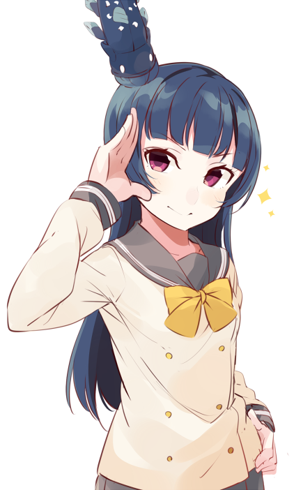 tsushima yoshiko (love live! and 1 more) drawn by totoki86