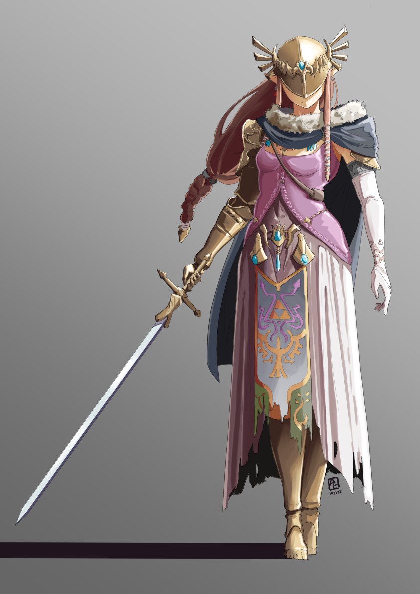 princess zelda and malenia blade of miquella (the legend of zelda and 2 more) drawn by automatic_giraffe