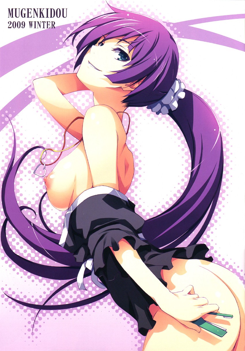senjougahara hitagi (monogatari and 1 more) drawn by tomose_shunsaku