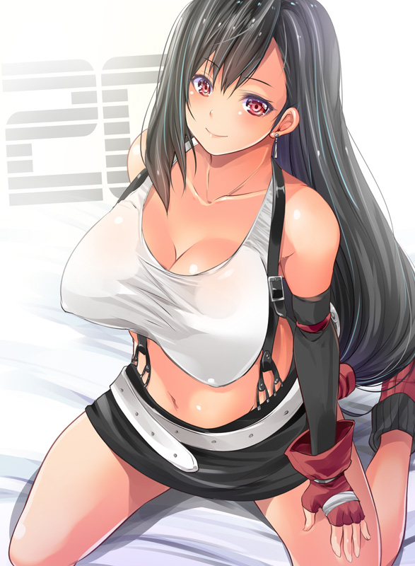 tifa lockhart (final fantasy and 1 more) drawn by maki_(seventh_heaven_maxion)