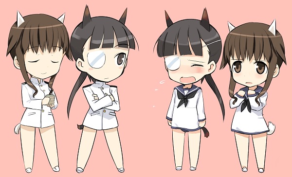 sakamoto mio and takei junko (world witches series and 2 more) drawn by shimada_fumikane