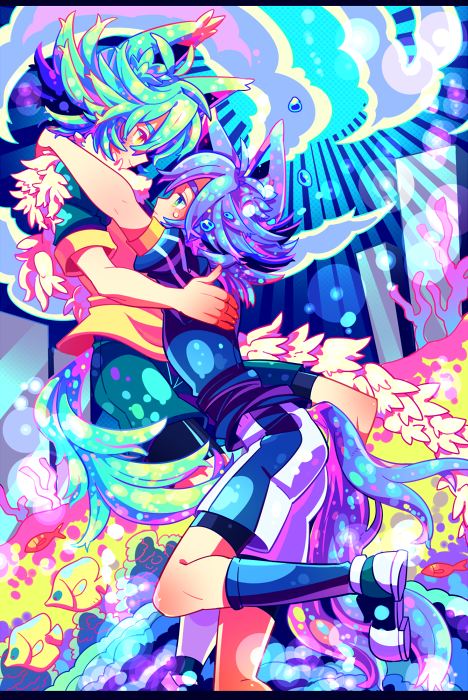 fubuki shirou and fubuki atsuya (inazuma eleven) drawn by zippo_(3756c)