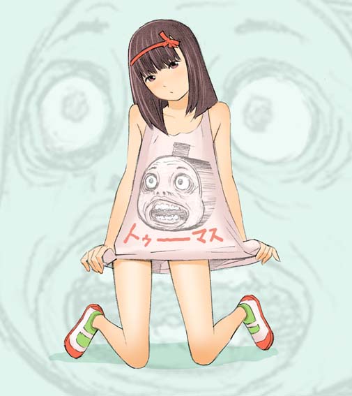 thomas the tank engine (original and 1 more) drawn by yoshitomi_akihito