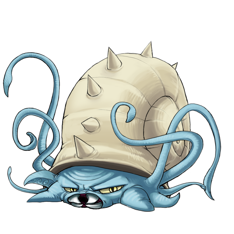 omastar (pokemon) drawn by duroxas