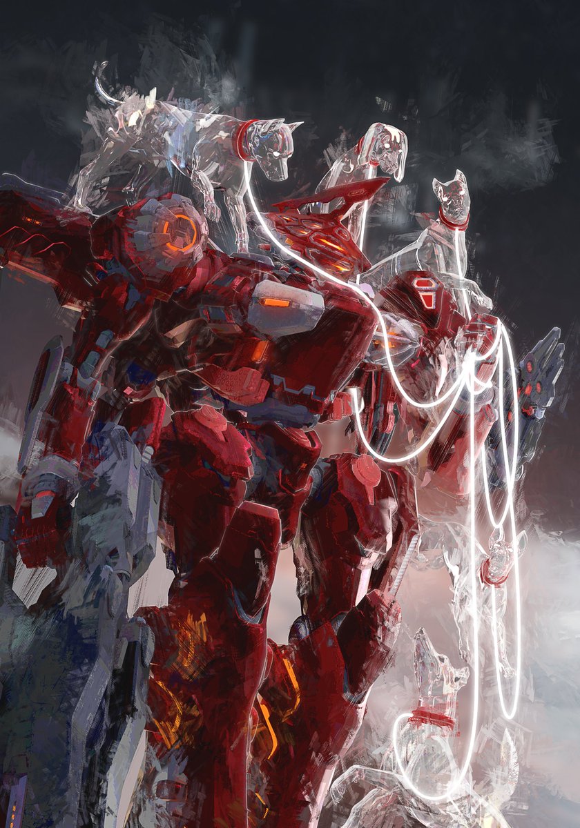 handler walter and hal 826 (armored core and 1 more) drawn by elani_s222s