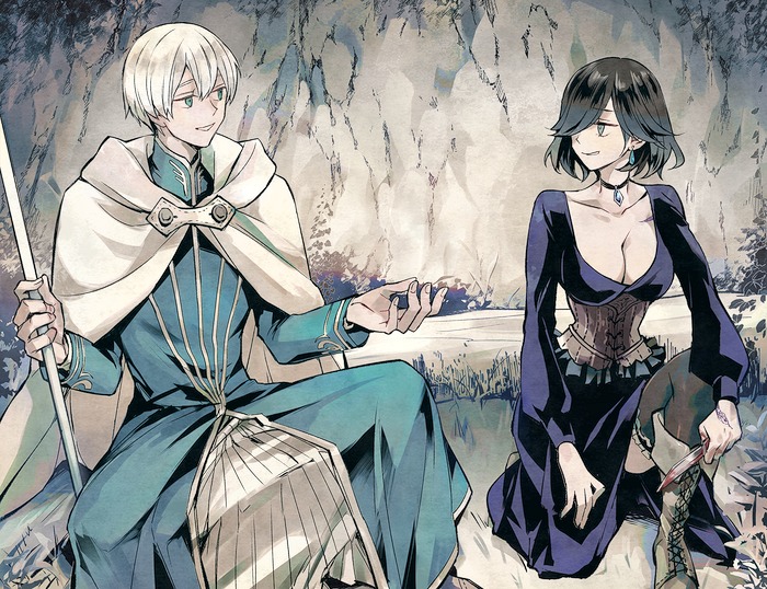 throne anguis and temenos mistral (octopath traveler and 1 more) drawn by grel_(r6hgvu5)