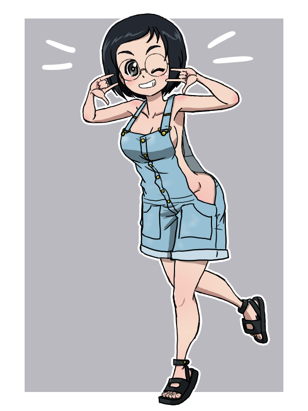 katsuya megu (girls und panzer) drawn by takahashi_kurage