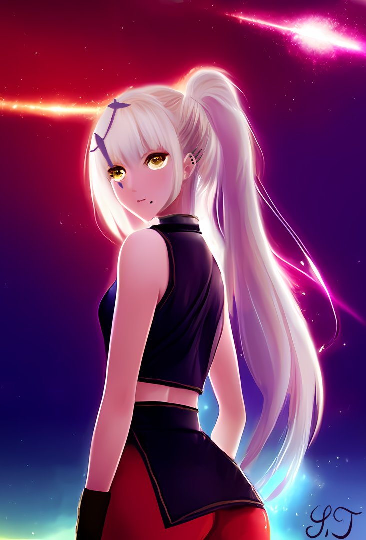 magni dezmond (holostars and 1 more) drawn by singularitywrangler
