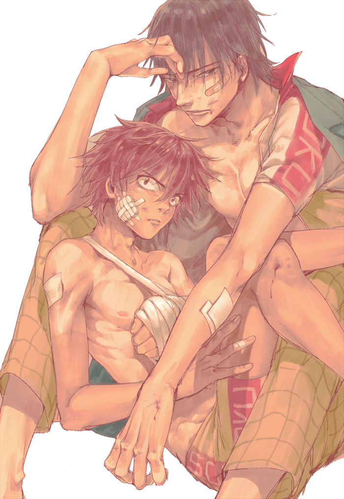 naruko shoukichi and imaizumi shunsuke (yowamushi pedal) drawn by zhangmingxigege