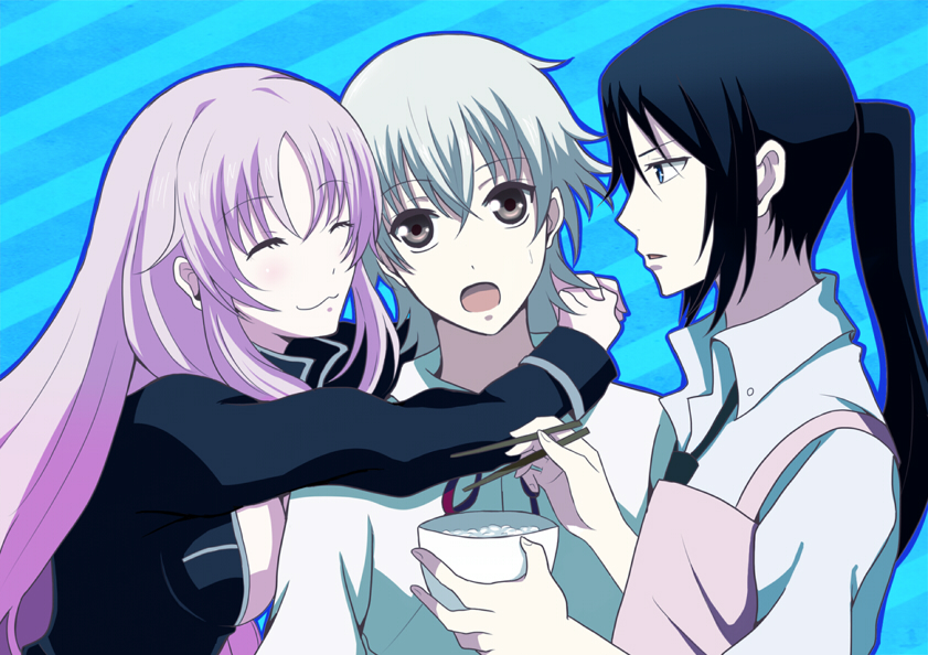 neko, yatogami kurou, and isana yashiro (k-project) drawn by mii_(0726miya)