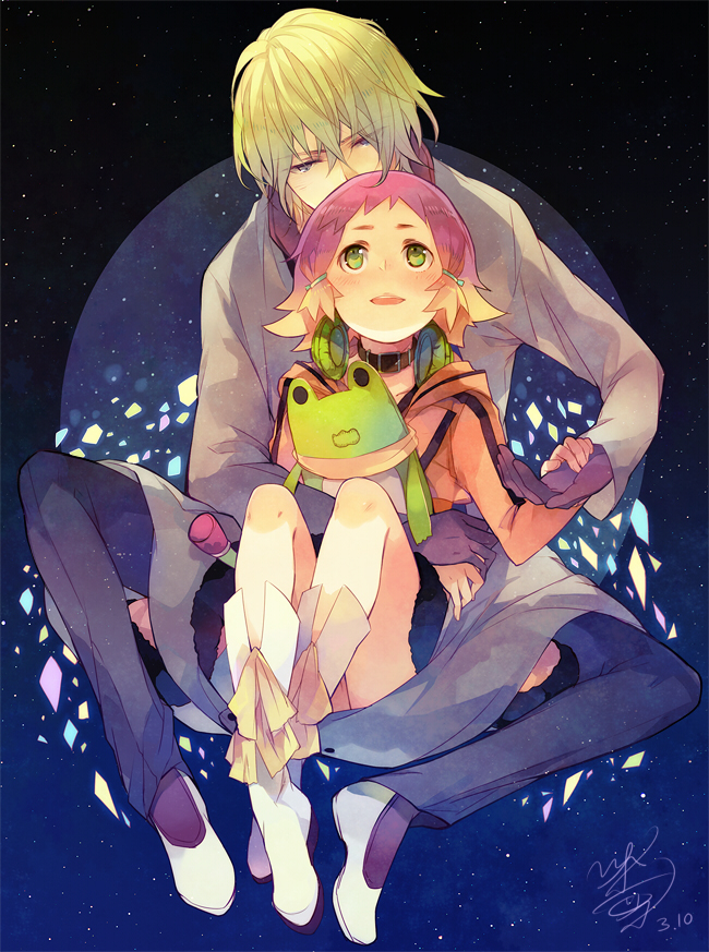 yunoha thrul, jin musou, and tama (aquarion and 1 more) drawn by minatsume