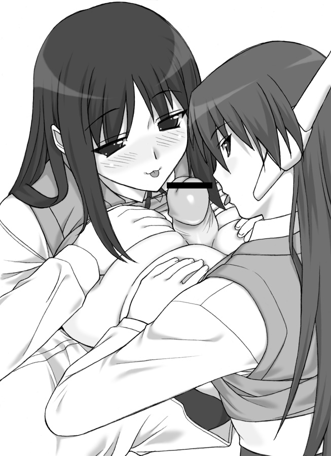 kurusugawa ayaka and serio (to heart) drawn by shichimenchou