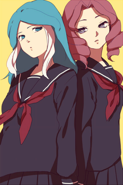 urubida and kii fumiko (inazuma eleven) drawn by yui_ko