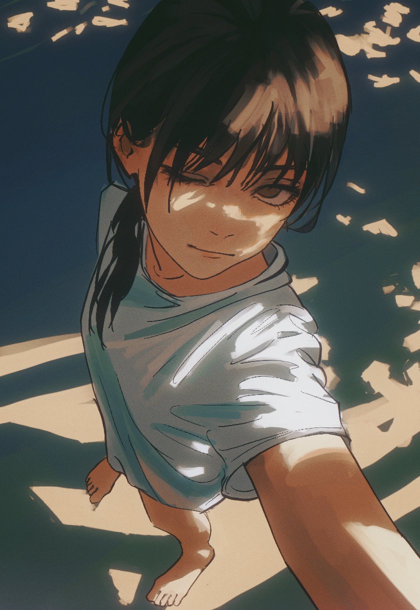 mitaka asa (chainsaw man) drawn by yao_liao_wang