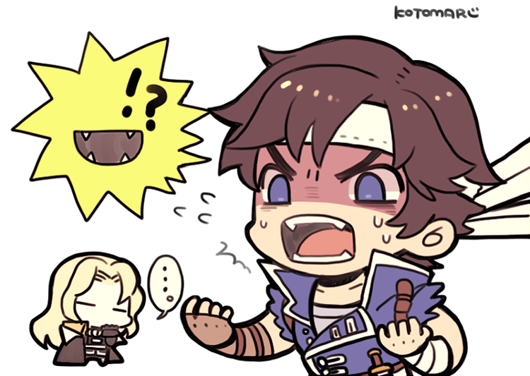 richter belmont and alucard (castlevania) drawn by kotorai