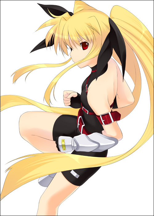 fate testarossa (lyrical nanoha and 2 more) drawn by mizuki_makoto