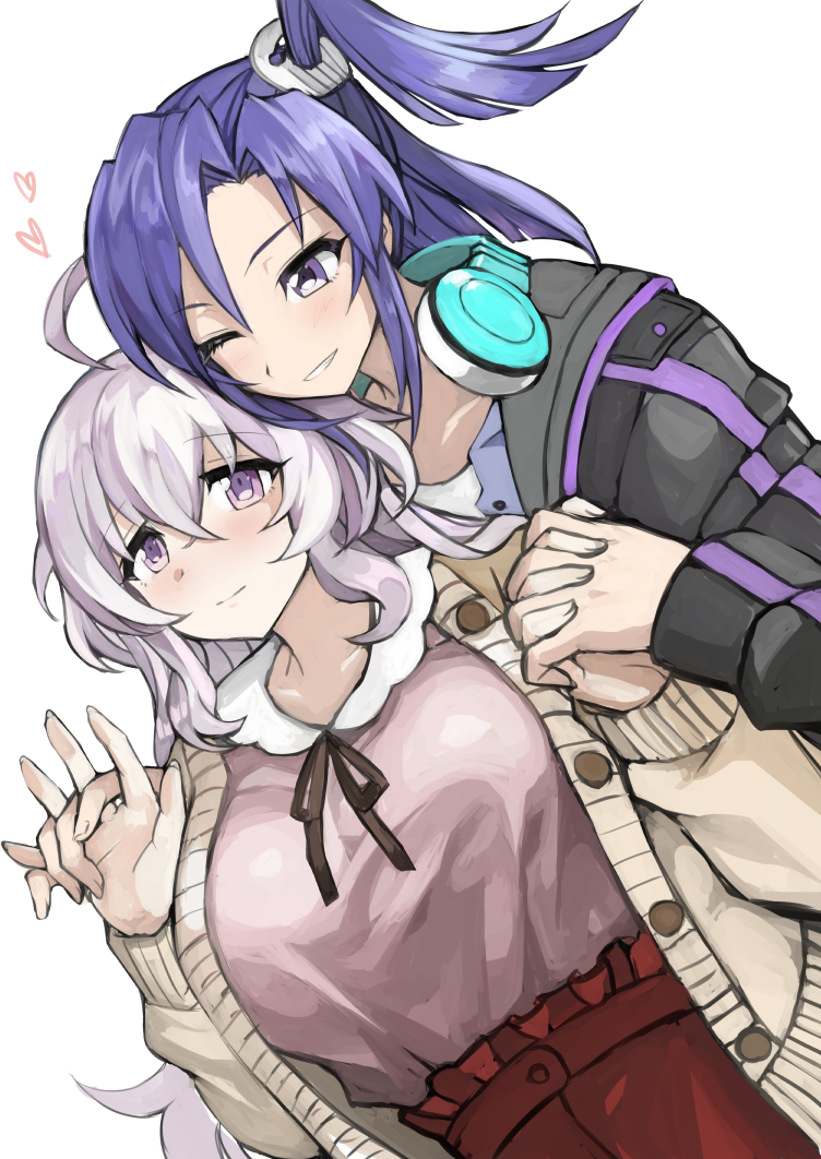 yukine chris and kazanari tsubasa (senki zesshou symphogear and 1 more) drawn by puru