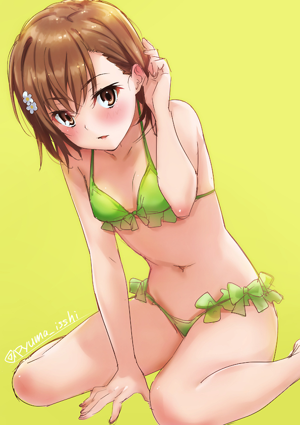 misaka mikoto (toaru majutsu no index and 1 more) drawn by isshi_pyuma