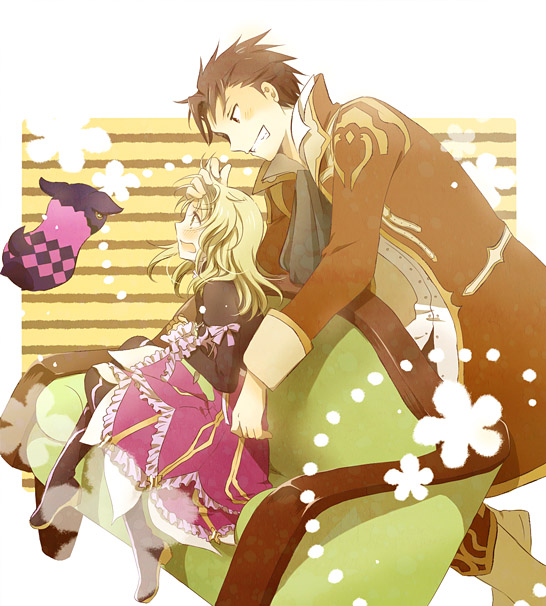alvin, elize lutus, and teepo (tales of and 1 more) drawn by satsu