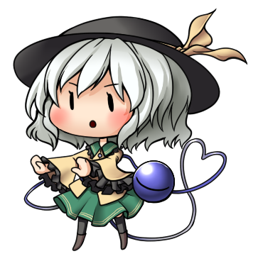 komeiji koishi and cha (touhou and 1 more) drawn by miyatabi-touya