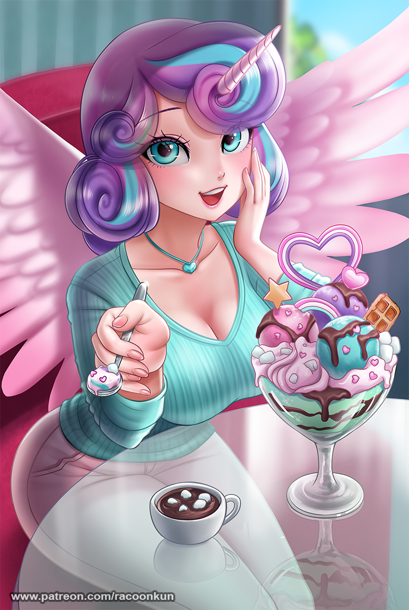 flurry heart (my little pony and 1 more) drawn by racoon-kun