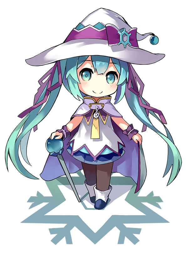hatsune miku and yuki miku (vocaloid and 1 more) drawn by lino-lin