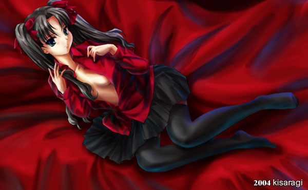 tohsaka rin (fate and 1 more) drawn by kisaragi_(l-calena)