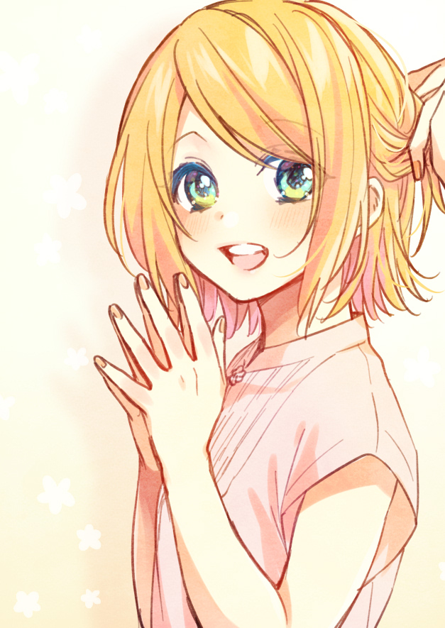 kagamine rin and kagamine len (vocaloid) drawn by hinata_(princess_apple)
