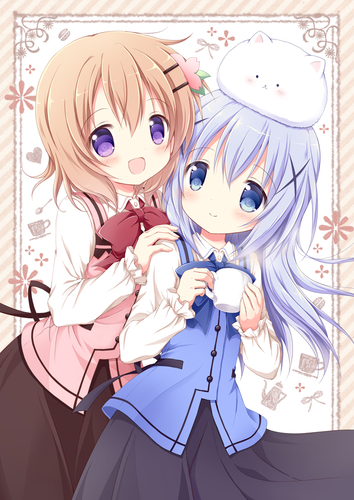 kafuu chino, hoto cocoa, and tippy (gochuumon wa usagi desu ka?) drawn by nanase_miori