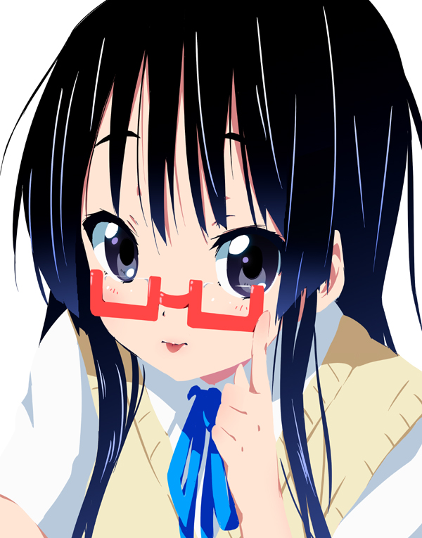 akiyama mio (k-on!) drawn by kurou_(quadruple_zero)