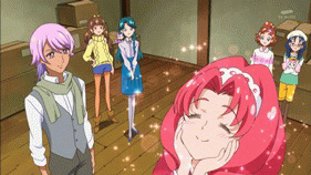 amanogawa kirara, haruno haruka, kaidou minami, akagi towa, nanase yui, and 1 more (precure and 1 more)