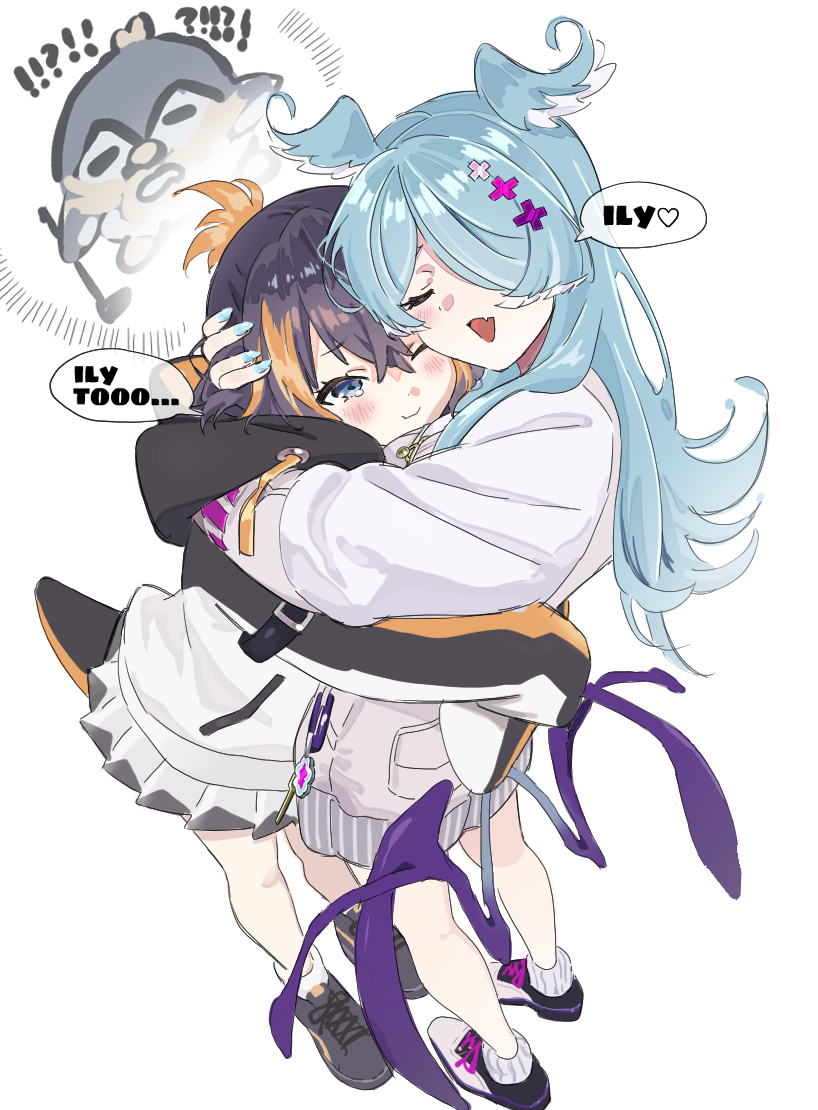 elira pendora and petra gurin (nijisanji and 1 more) drawn by npppiyo