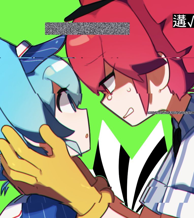 hatsune miku and kasane teto (vocaloid and 2 more) drawn by sankaku_jougi