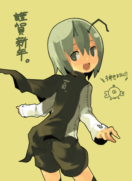 wriggle nightbug and magnemite (touhou and 1 more) drawn by fuukadia_(narcolepsy)