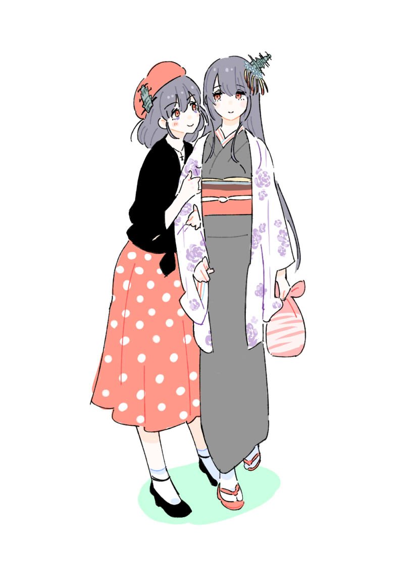 yamashiro and fusou (kantai collection) drawn by jibakurei_(elite_unchi)