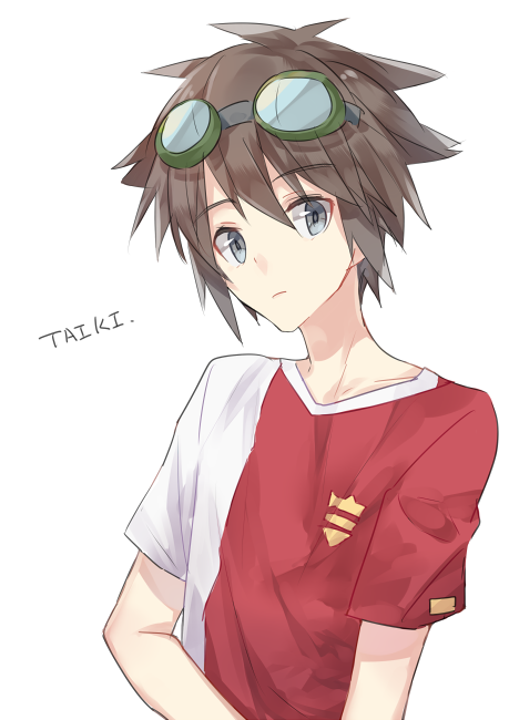 kudou taiki (digimon and 1 more) drawn by kiruri_(mimosayoshi)