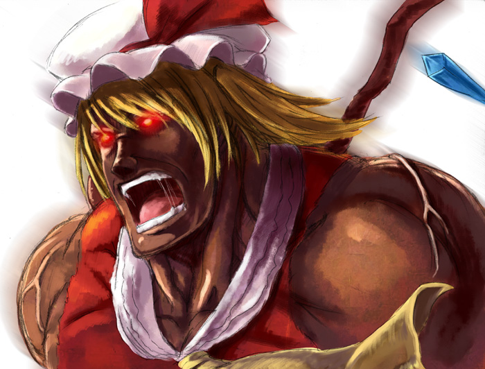 flandre scarlet (touhou) drawn by mitsuki_yuuya