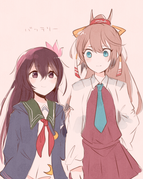 kisaragi, kazagumo, and kisaragi kai ni (kantai collection) drawn by itomugi-kun